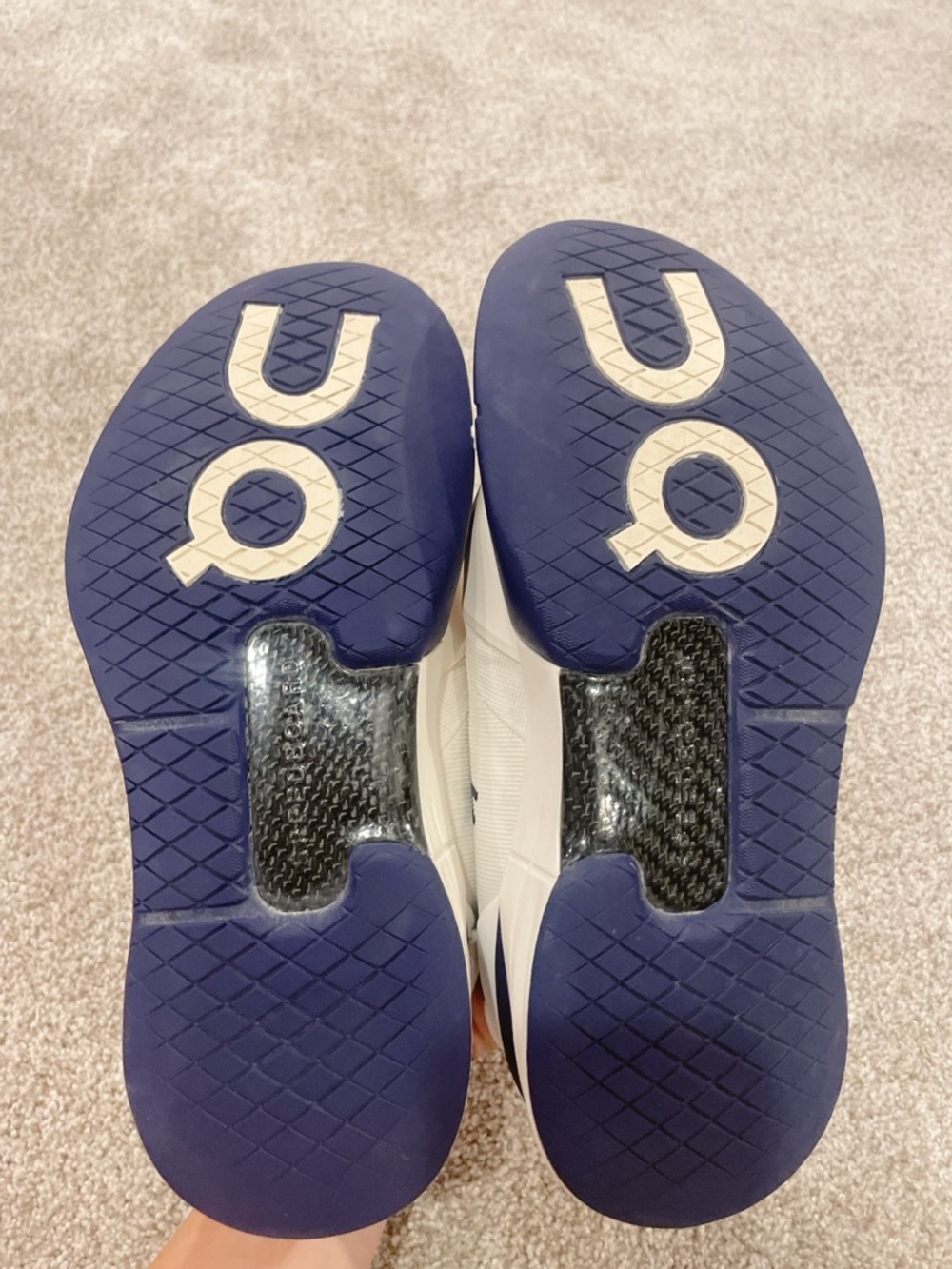 ON Mens THE ROGER Pro Tennis Shoes White Indigo men’s size 7.5 Women’s size 9.5 - Picture 6 of 8